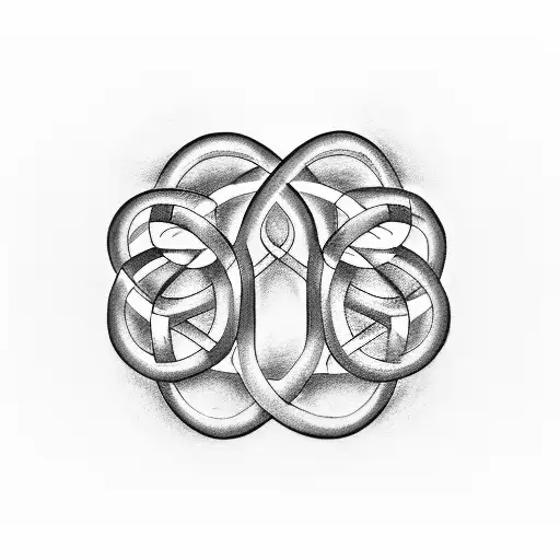 A tattoo of a musical note intertwined with a DNA double helix tattoo design idea