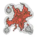 philippine map outline tattoo design idea