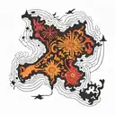 philippine map outline tattoo design idea