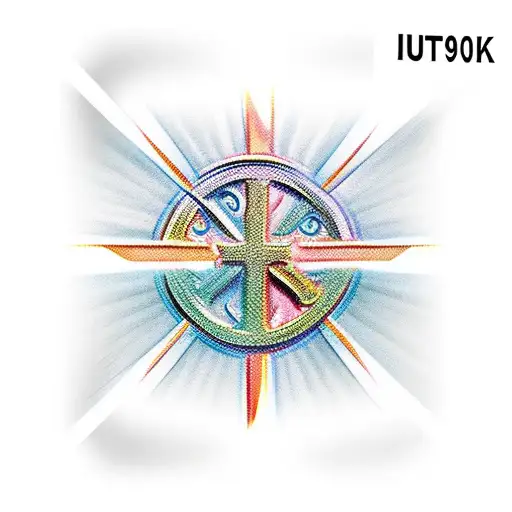 Christian Cross with 1 peter 4:8  tattoo design idea