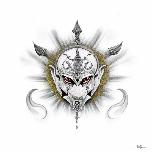 lord rudra tattoo design idea
