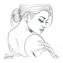 Sweet Cheeks tattoo design idea