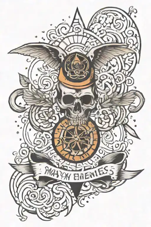 may my enemies live long so they can see me progress tattoo design idea