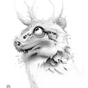 1of1 tattoo design idea