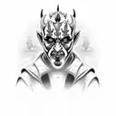 darth maul tattoo design idea