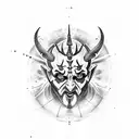 darth maul tattoo design idea