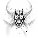 darth maul tattoo design idea