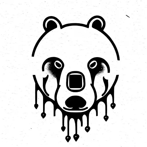 Bear tattoo design idea