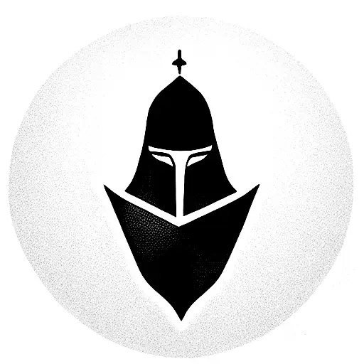 Arab knight tattoo design idea