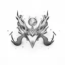 Choso using his cursed technique tattoo design idea