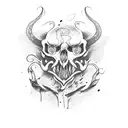 Choso using his cursed technique tattoo design idea