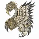 valkyrie wings,   tattoo design idea