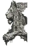 catedral leon tattoo design idea