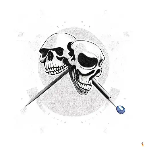 patriotic grim reaper tattoo design idea