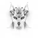 Anubis tattoo design idea