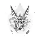 Anubis tattoo design idea