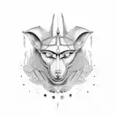 Anubis tattoo design idea