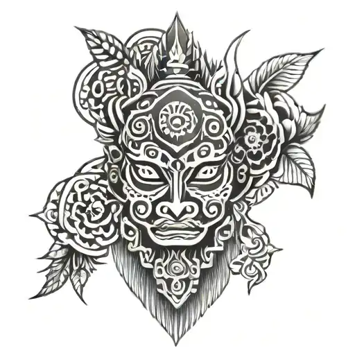 Totem tattoo design idea