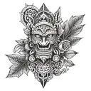 Totem tattoo design idea