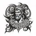 zeus tattoo design idea