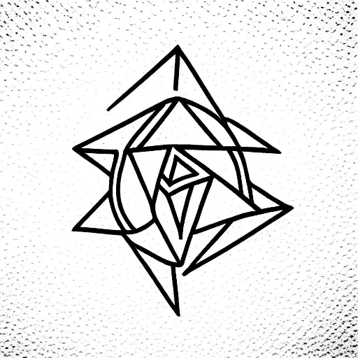 Dagger chain tattoo design idea