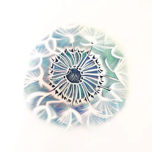 Dandelion tattoo design idea