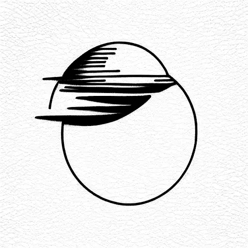 A tattoo based on the lyric "I was so ahead of the curve the curve became a sphere" tattoo design idea