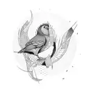 jcole caged bird tattoo design idea