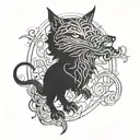 Shadow hunter tattoo design idea