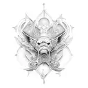 blessed tattoo design idea