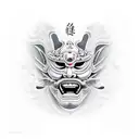 Korean Traditional Mask tattoo design idea