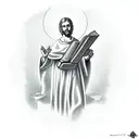 saint matthew for slave tattoo design idea