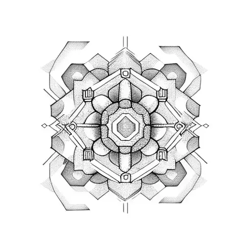 bee and waffle hive with peoni flower tattoo design idea