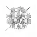 bee and waffle hive with peoni flower tattoo design idea