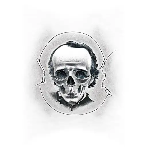 Edgar Allan Poe  tattoo design idea