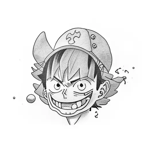 Luffy tattoo design idea
