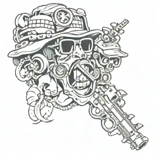 86 Mafia tattoo design idea