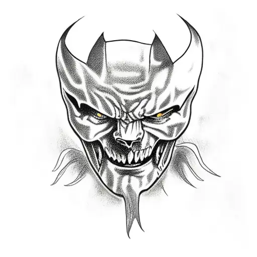 pantera old school tattoo design idea