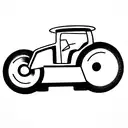 New Holland Compact Tractor tattoo design idea