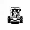 New Holland Compact Tractor tattoo design idea