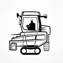 New Holland Compact Tractor tattoo design idea