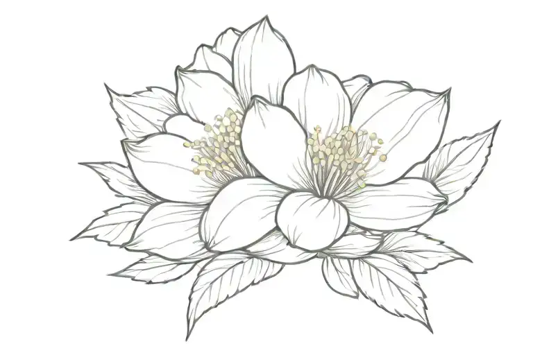 July birth flower,December birth flower,may birthflower,November birth flower,June birth flower  tattoo design idea