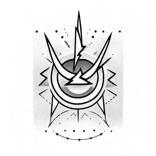 Lightning Bolt tattoo design idea