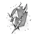 Lightning Bolt tattoo design idea