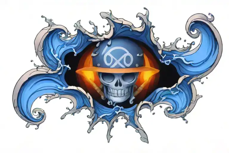 one piece tattoo design idea