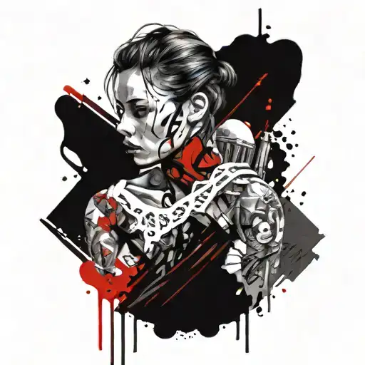 A strong mind who endures many problems alone.  tattoo design idea