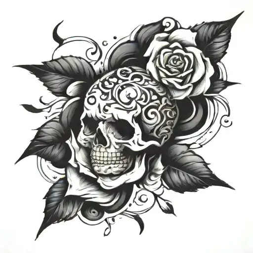 A strong mind who endures many problems alone.  tattoo design idea