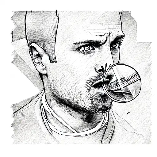 Jesse Pinkman tattoo design idea