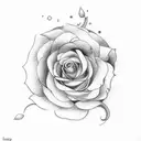 march flower tattoo design idea
