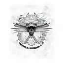 curtis p40 warhawk tattoo design idea